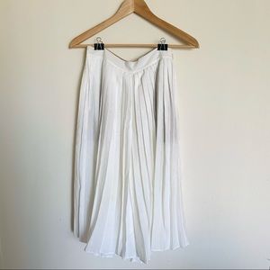 Vince Pleated Wide Leg Culottes